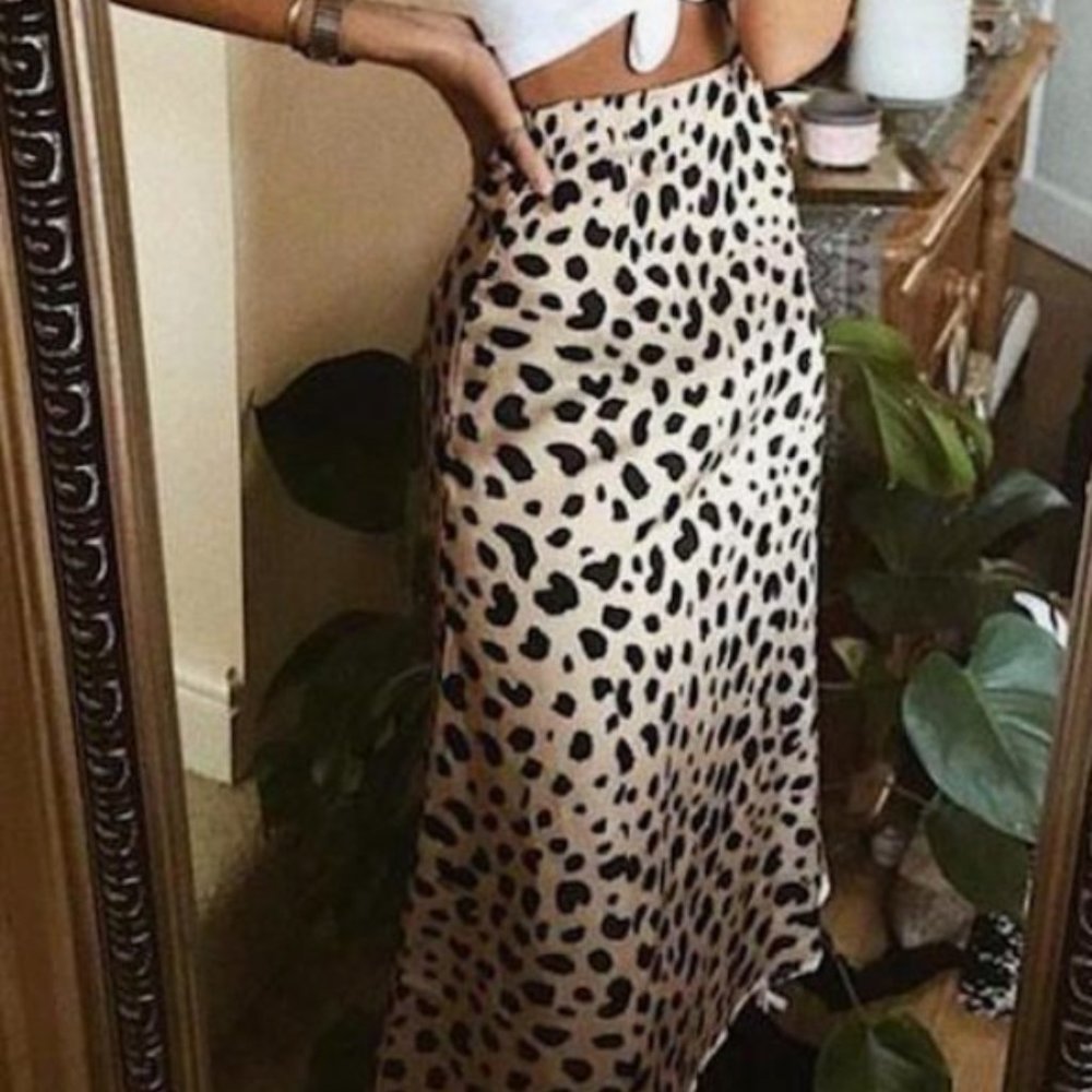 CHEETAH - MIDI SKIRT